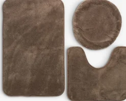 TIMSFORSBasicEnsemble tapis de bain TIMSFORS 3 pièces sable foncé-JYSK Clearance