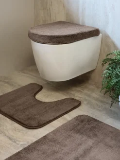 TIMSFORSBasicEnsemble tapis de bain TIMSFORS 3 pièces sable foncé-JYSK Clearance