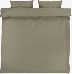 TINNEPlusParure de lit Seersucker TINNE 240x220 vert poudré-JYSK New