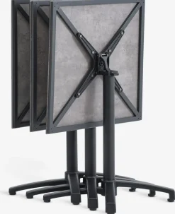 TIPMOSETable bistrot TIPMOSE l70xL70 gris-JUTLANDIA Best