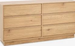 TRANUMCommode 3+3 tiroirs TRANUM coloris chêne-JYSK Sale