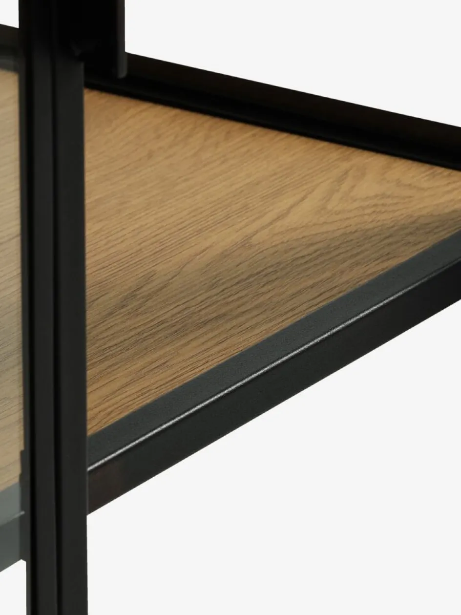 TRAPPEDALVitrine TRAPPEDAL coloris chêne chaud/noir-JYSK Hot