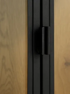 TRAPPEDALVitrine TRAPPEDAL coloris chêne chaud/noir-JYSK Hot