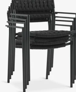 TRILLEVALLENChaise empilable TRILLEVALLEN noir-JYSK Discount