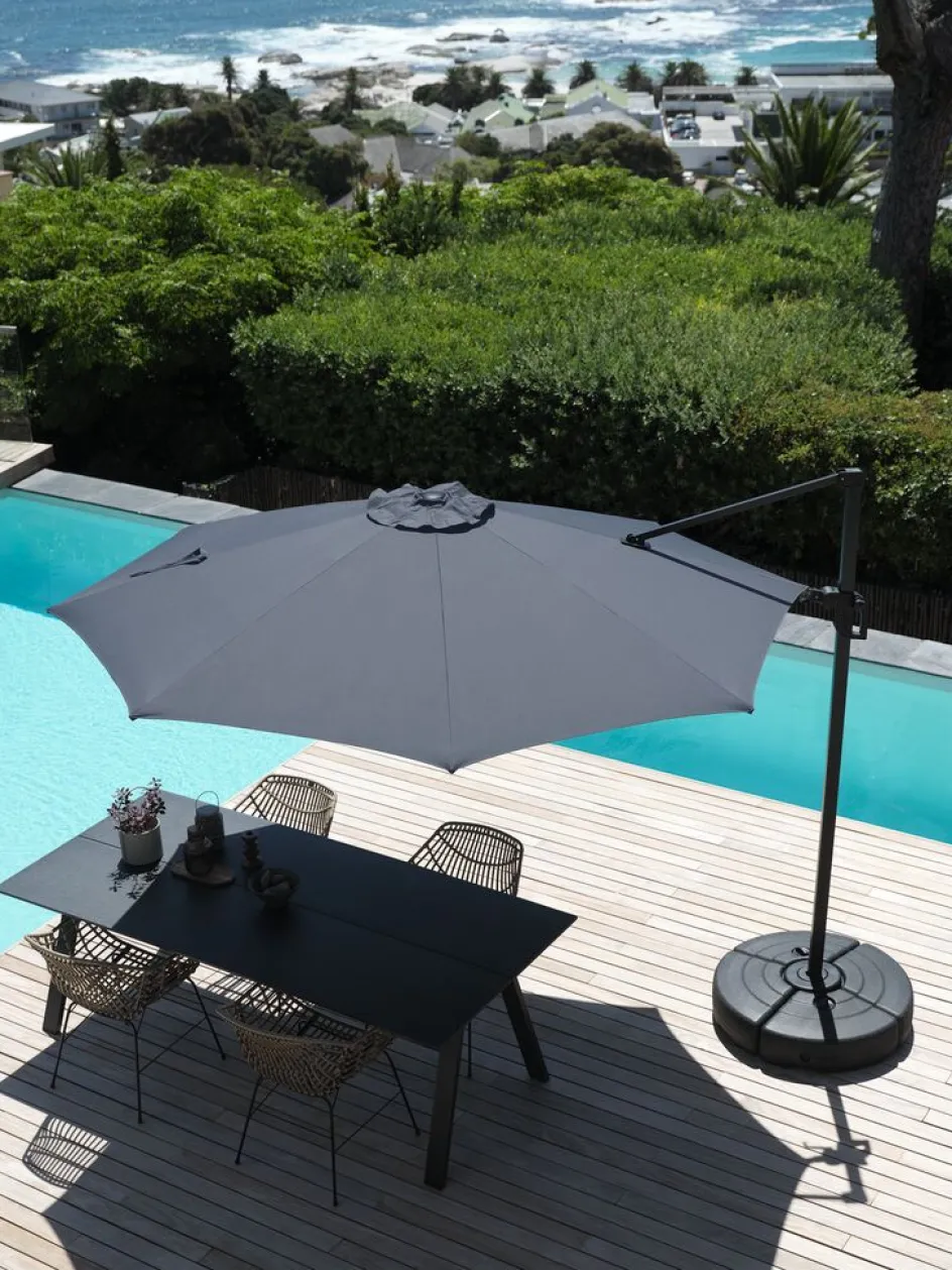 TRONDHEIMParasol déporté TRONDHEIM Ø300 gris-JYSK