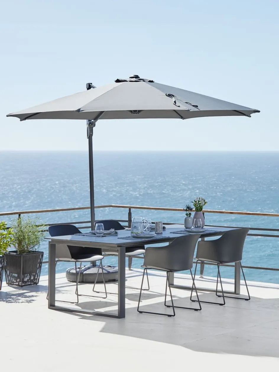 TRONDHEIMParasol déporté TRONDHEIM Ø300 gris-JYSK