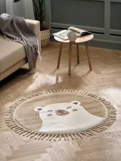 TURTTapis TURT Ø90 beige/blanc-JYSK Hot