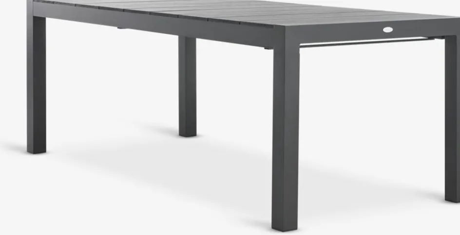 TYDAL + HEMSEDALTYDAL L208/272 table + 4 HEMSEDAL chaises noir-JUTLANDIA Clearance