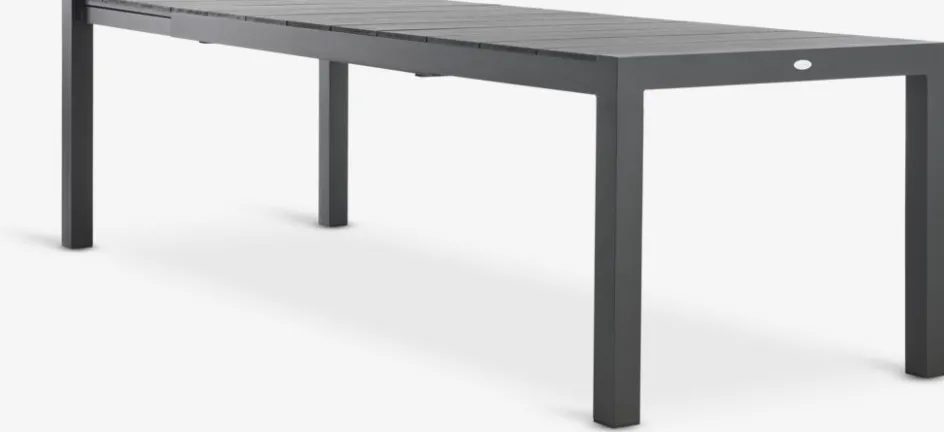 TYDAL + HEMSEDALTYDAL L208/272 table + 4 HEMSEDAL chaises noir-JUTLANDIA Clearance