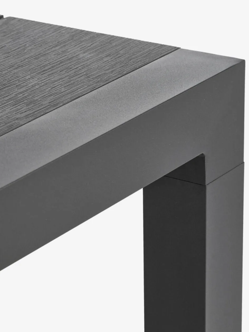 TYDAL + HEMSEDALTYDAL L208/272 table + 4 HEMSEDAL chaises noir-JUTLANDIA Clearance