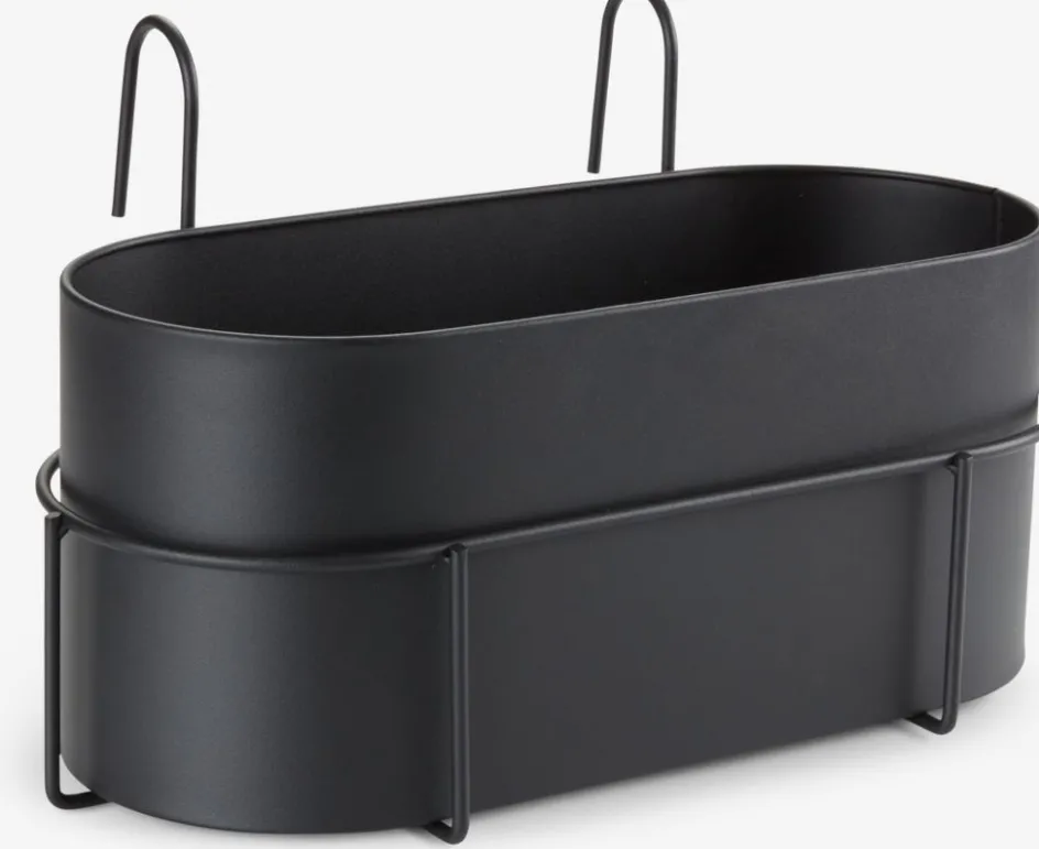 UGLEBalconnière UGLE l23xL37xH22 noir-JYSK New