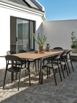 ULBJERG + NANNESTADULBJERG L214/297 table eucalyptus + 4 NANNESTAD chaise-JYSK Online