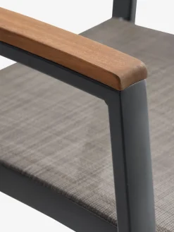 ULBJERG + SIRDALULBJERG L214/297 table eucalyptus + 4 SIRDAL chaises gris-JUTLANDIA Hot