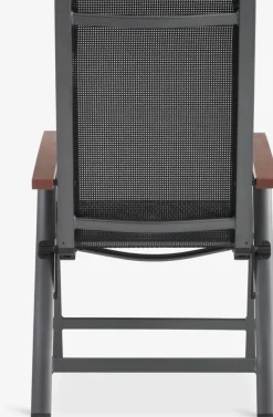 ULBJERG + SIRDALULBJERG L214/297 table eucalyptus + 4 SIRDAL chaises gris-JUTLANDIA New