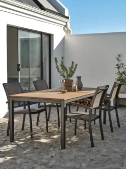 ULBJERGTable de jardin ULBJERG l99xl214/297 eucalyptus-JUTLANDIA Hot