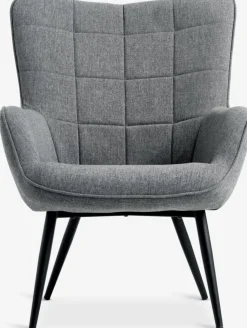 ULDUMFauteuil ULDUM tissu gris/noir-JYSK Discount