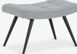 ULDUMRepose-pieds ULDUM tissu gris/noir-JYSK Sale