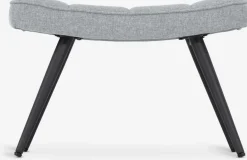 ULDUMRepose-pieds ULDUM tissu gris/noir-JYSK Sale