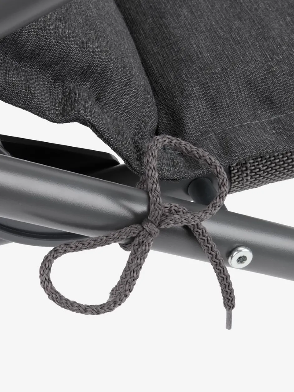 ULFBORGCoussin de jardin pour chaise relax ULFBORG gris foncé-JUTLANDIA New