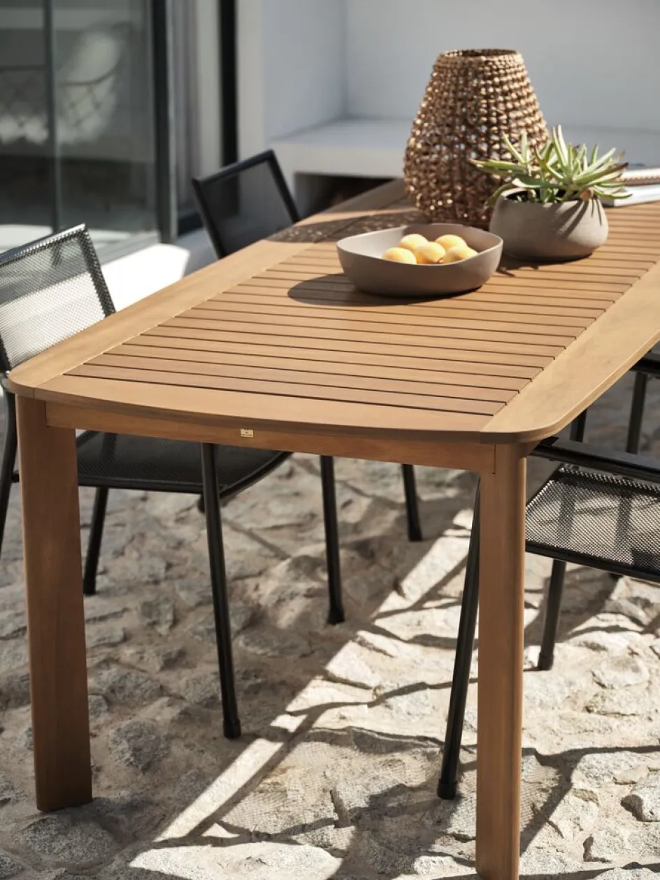 UVDALTable de jardin UVDAL l95xL223 eucalyptus-JUTLANDIA Clearance