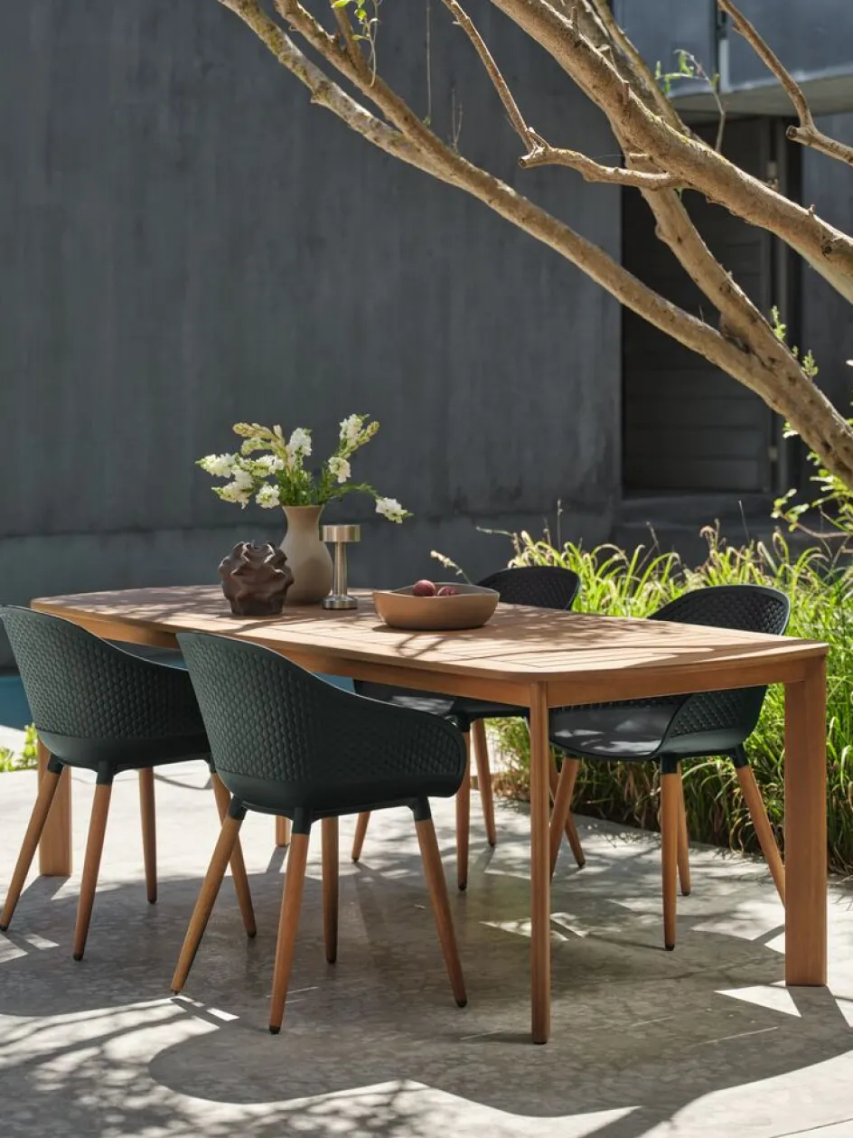 UVDALTable de jardin UVDAL l95xL223 eucalyptus-JUTLANDIA Clearance