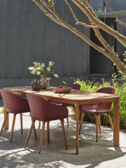 UVDALTable de jardin UVDAL l95xL223 eucalyptus-JUTLANDIA Clearance