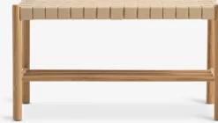 VADEHAVETBanc VADEHAVET avec étagère chêne naturel/naturel-JYSK Outlet