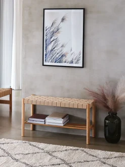 VADEHAVETBanc VADEHAVET avec étagère chêne naturel/naturel-JYSK Outlet