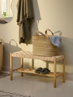 VADEHAVETBanc VADEHAVET avec étagère chêne naturel/naturel-JYSK Outlet