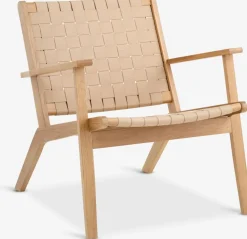 VADEHAVETFauteuil VADEHAVET tissu naturel/chêne-JYSK Discount
