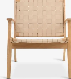 VADEHAVETFauteuil VADEHAVET tissu naturel/chêne-JYSK Discount