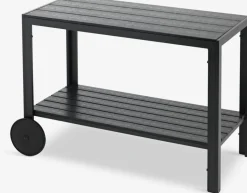 VALLEBODesserte VALLEBO l45xL100xH74 noir-JUTLANDIA Discount