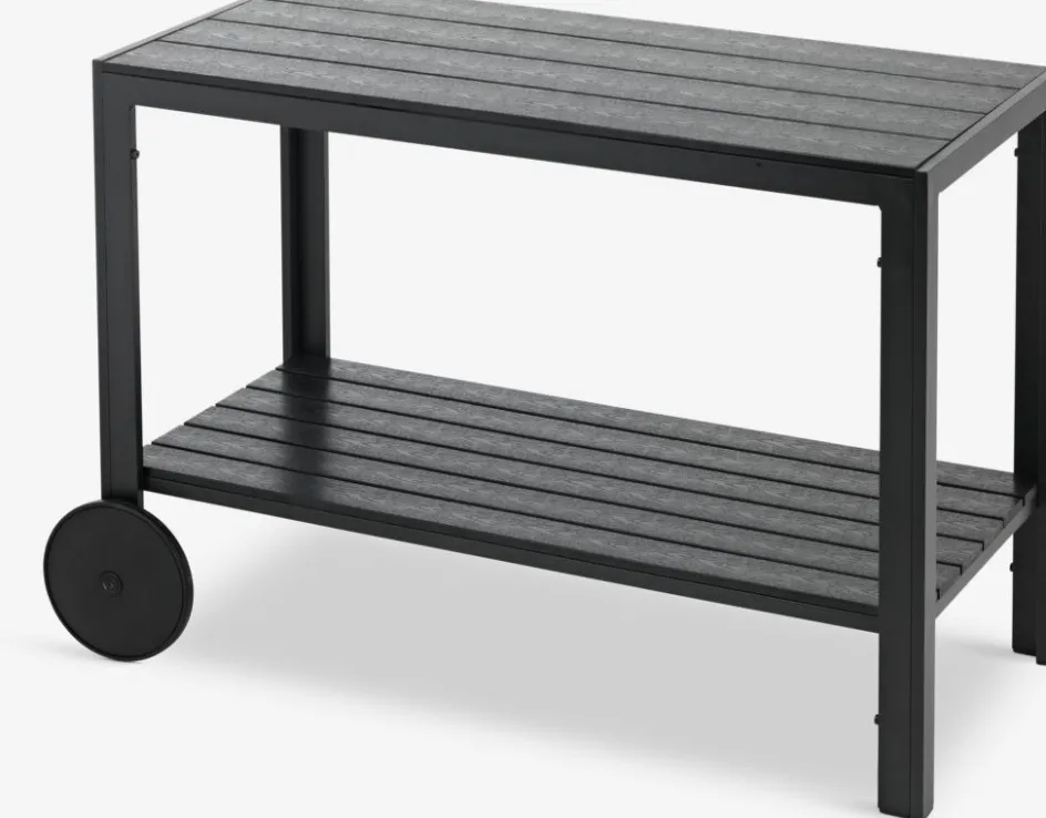 VALLEBODesserte VALLEBO l45xL100xH74 noir-JUTLANDIA Discount