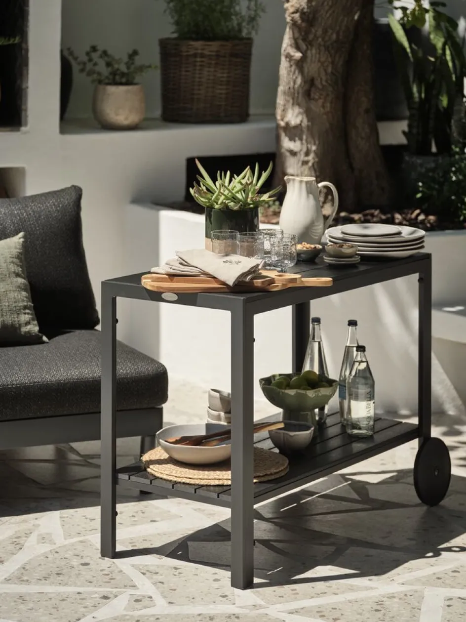 VALLEBODesserte VALLEBO l45xL100xH74 noir-JUTLANDIA Discount