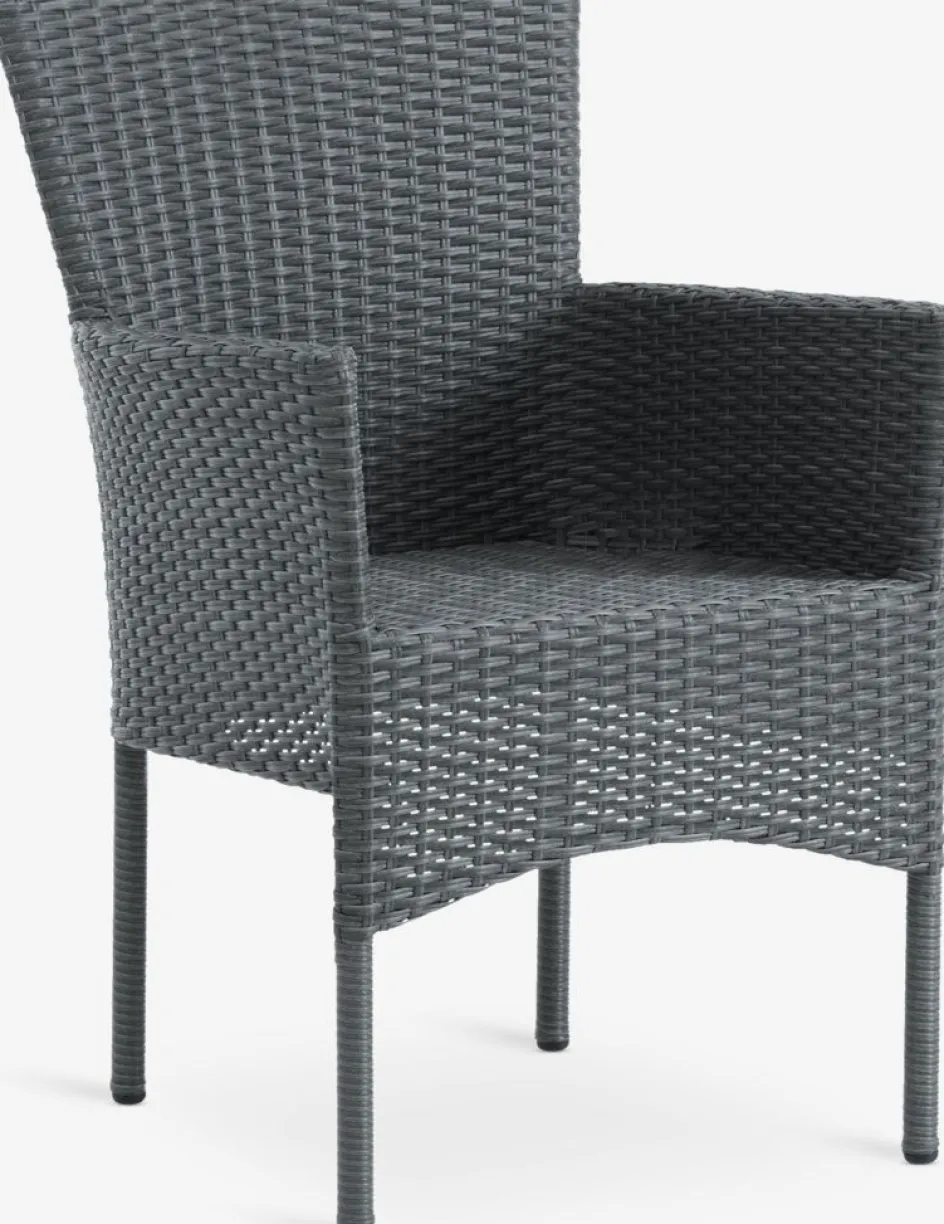 VAMDRUP + AIDTVAMDRUP Ø120 table + 4 AIDT chaises gris-JYSK Best