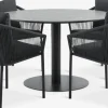 VAMDRUP + GILJAVAMDRUP Ø120 table + 4 GILJA chaises gris-JYSK Clearance