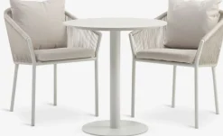 VAMDRUP + GILJAVAMDRUP Ø70 table + 2 GILJA chaises beige-JYSK Outlet