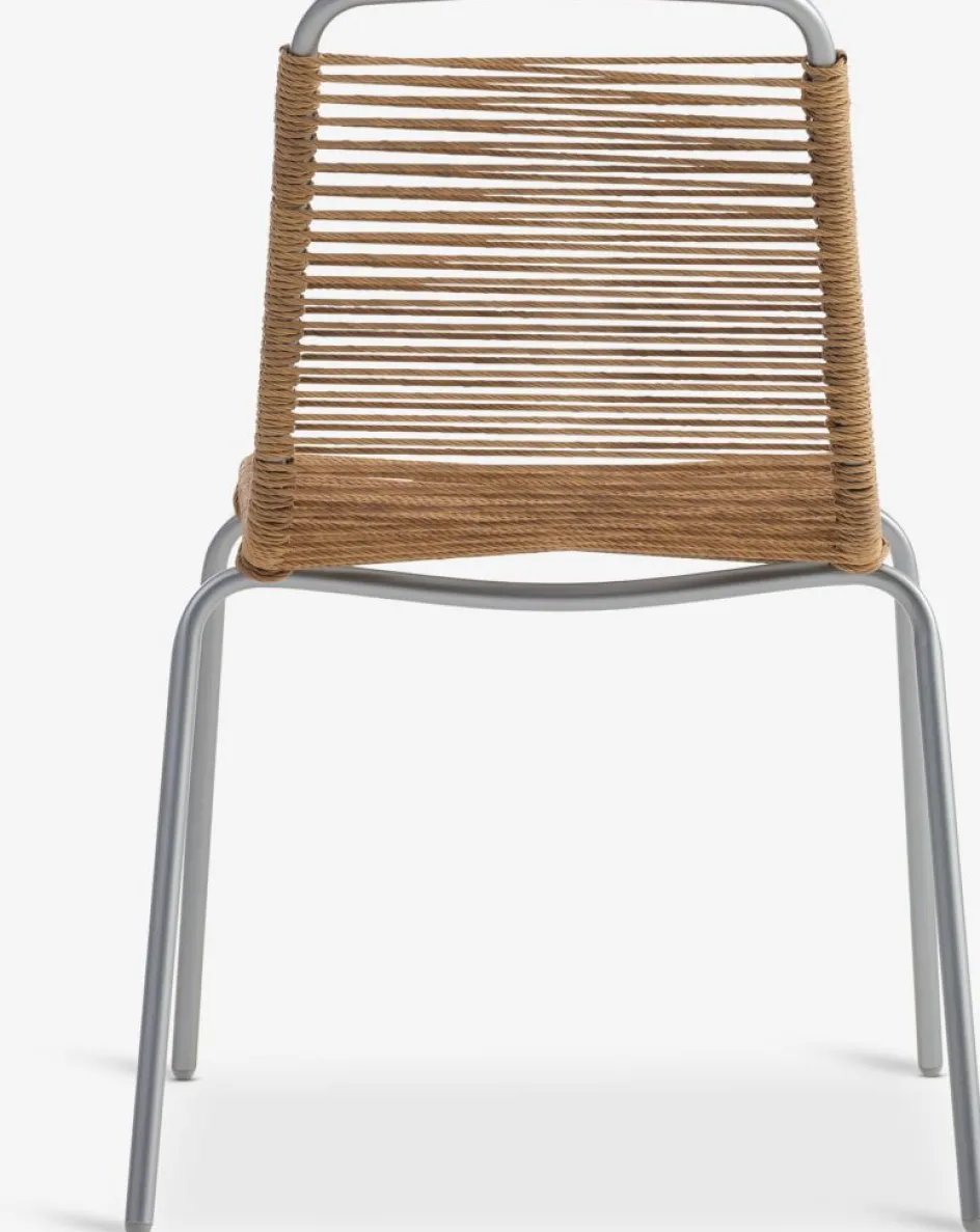 VAMDRUP + MIDDAGSBERGETVAMDRUP Ø70 table beige + 2 MIDDAGSBERGET chaises naturel-JYSK Best