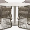 VAMDRUP + STORDALENVAMDRUP Ø120 table beige + 4 STORDALEN chaises naturel-JYSK Online