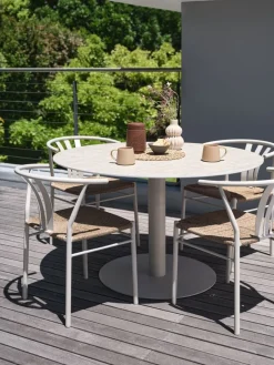 VAMDRUP + TAGMARKVAMDRUP Ø120 table + 4 TAGMARK chaises-JYSK Online