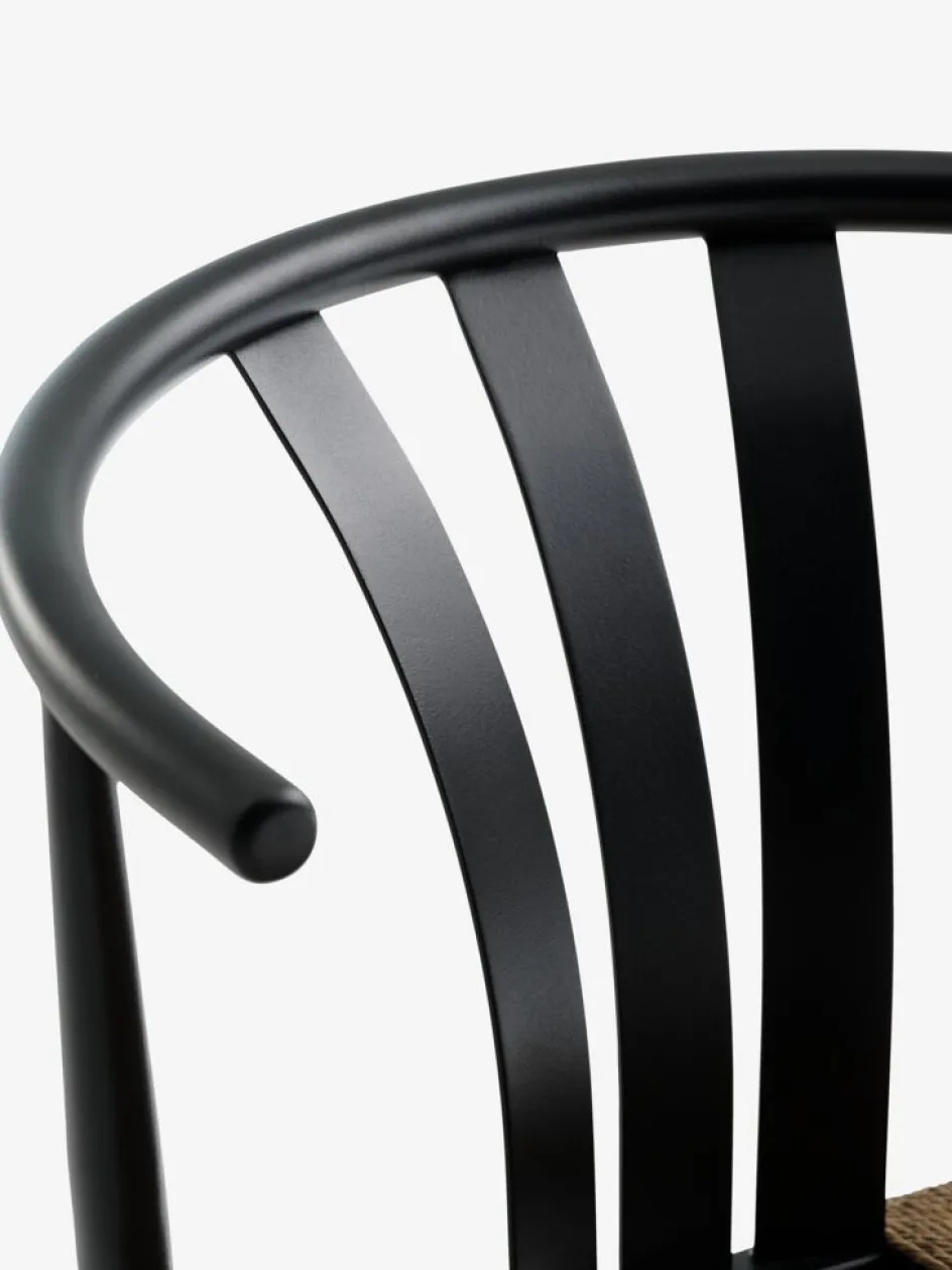 VAMDRUP + TAGMARKVAMDRUP Ø120 table + 4 TAGMARK chaises noir-JYSK Hot