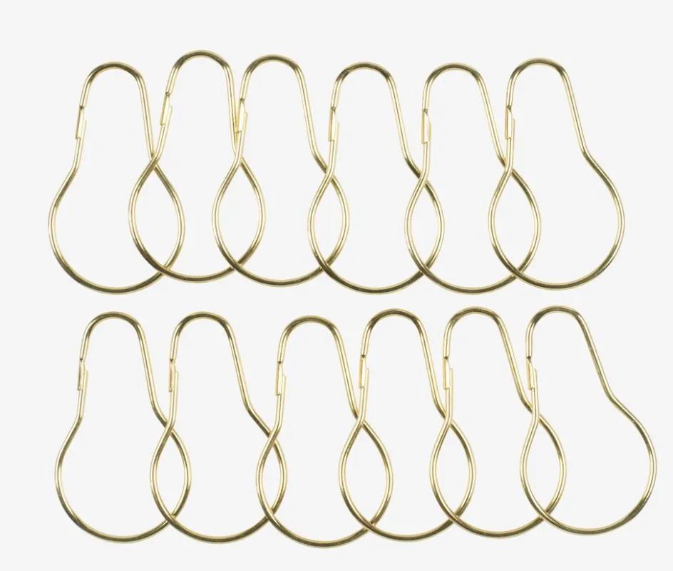 VARAAnneaux rideau douche VARA 12pcs/pqt dé-JYSK Best