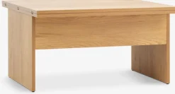 VARDETable basse VARDE L80/160 a/plateau dépliant coloris chêne-JYSK Outlet