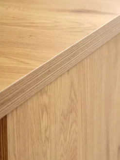 VARDETable basse VARDE L80/160 a/plateau dépliant coloris chêne-JYSK Outlet