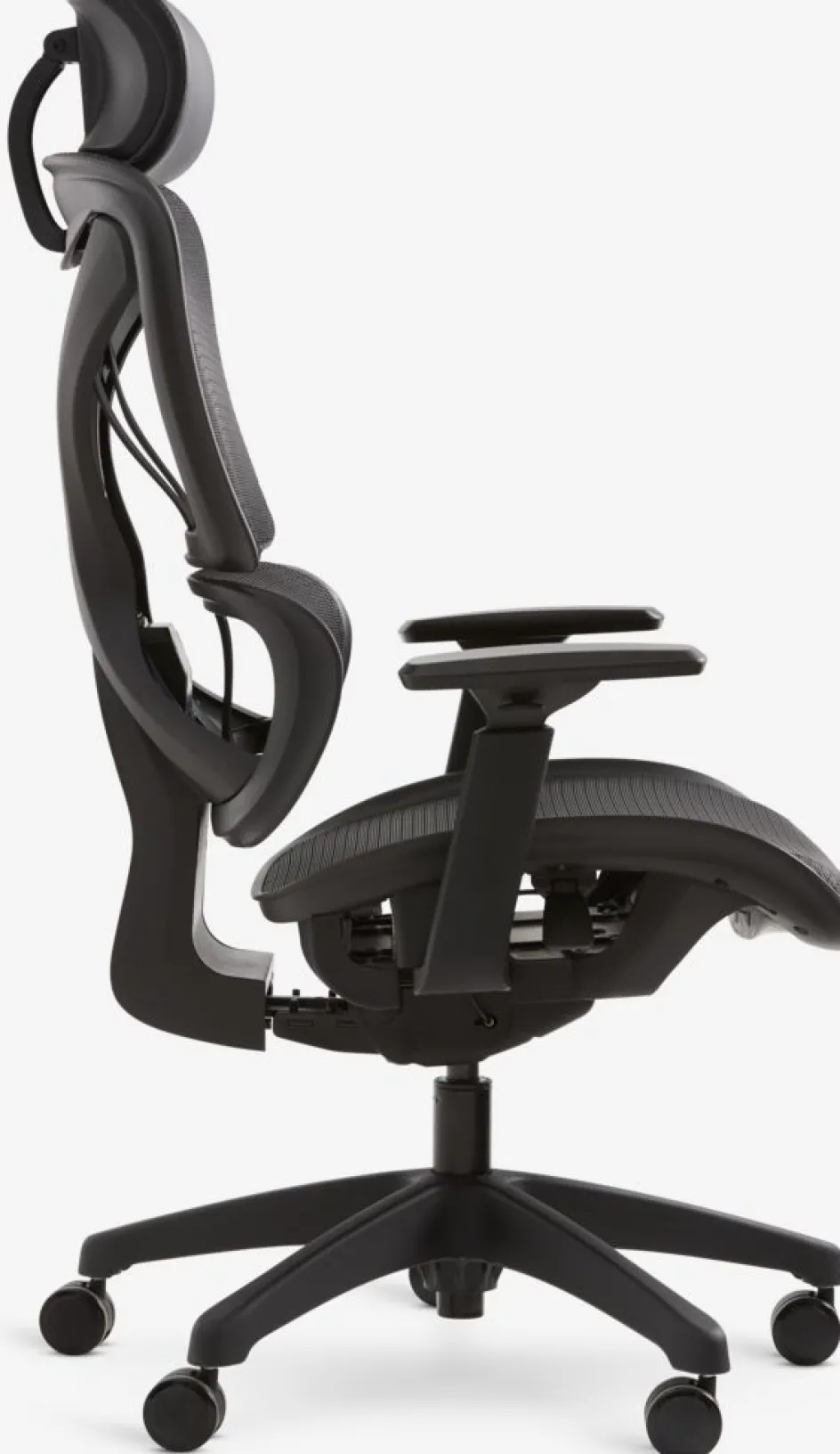 VARPELEVFauteuil de bureau VARPELEV maille noir/noir-JYSK Best