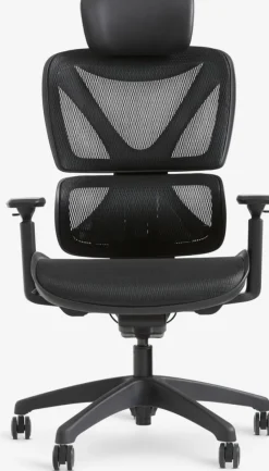 VARPELEVFauteuil de bureau VARPELEV maille noir/noir-JYSK Best