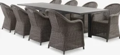 VATTRUP + GAMMELBYVATTRUP L172/276 table noir + 4 GAMMELBY chaises gris-JUTLANDIA Sale