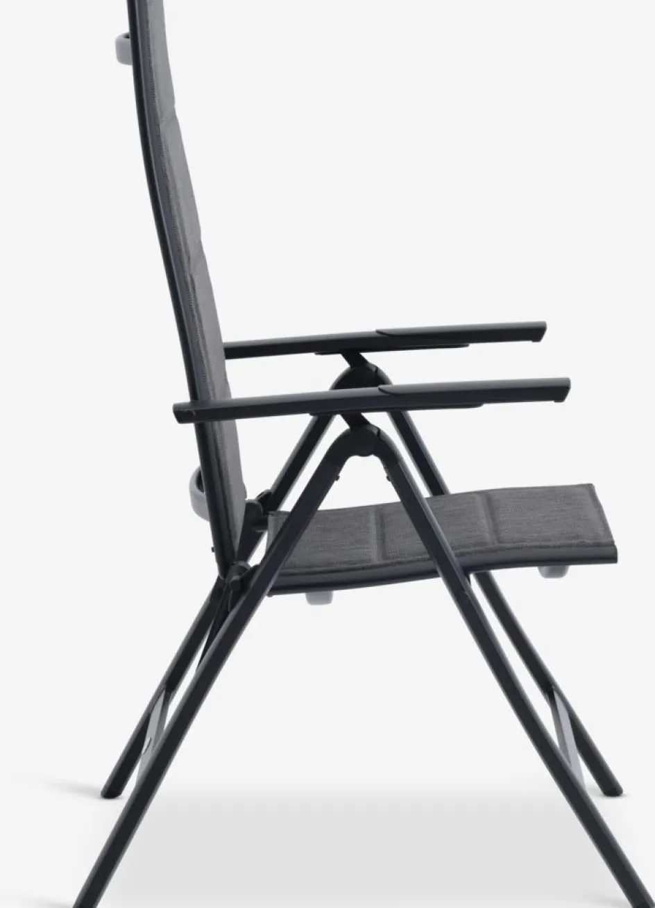 VATTRUP + MYSENVATTRUP L206/321 table noir + 4 MYSEN chaises gris-JUTLANDIA