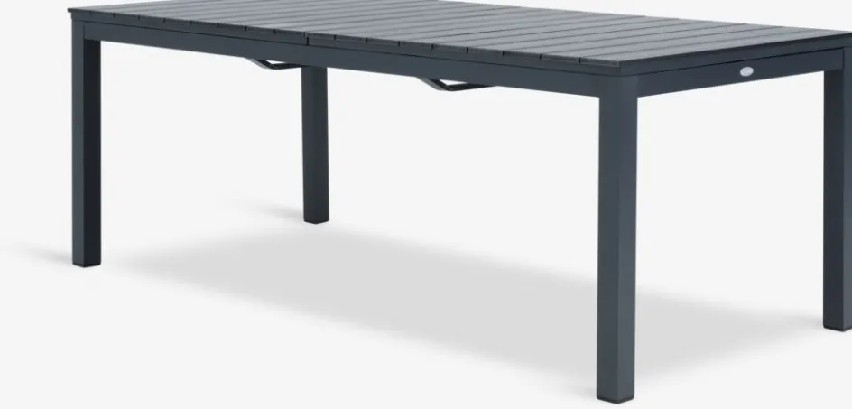 VATTRUP + MYSENVATTRUP L206/321 table noir + 4 MYSEN chaises gris-JUTLANDIA