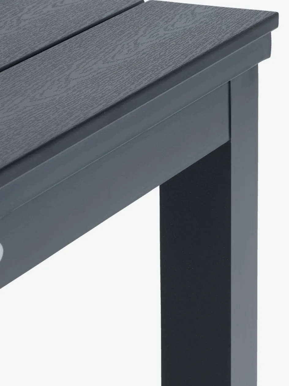 VATTRUP + MYSENVATTRUP L206/321 table noir + 4 MYSEN chaises gris-JUTLANDIA